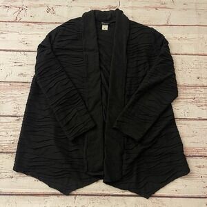 Nomadic Traders NTCO Cardigan Black Women's Size XL Made In‎ USA Cozy